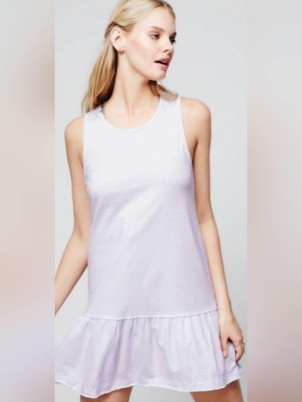 FP Beach 'Brittany' Peplum Beach Mini in Lavender